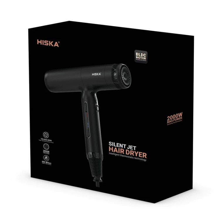 سشوار هیسکا موتور براشلس کد h5258
